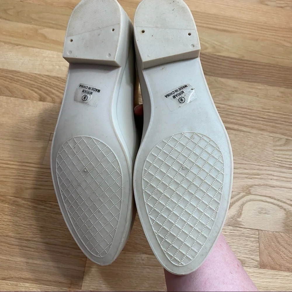 Catherine Malandrino Off White Ankle Rain Boots Sz 9 Women’s